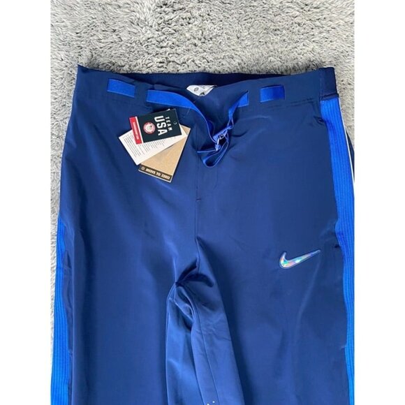Nike Paris 2024 Team Issued USA Olympic Pants Sizes Men Blue White - Picture 6 of 12